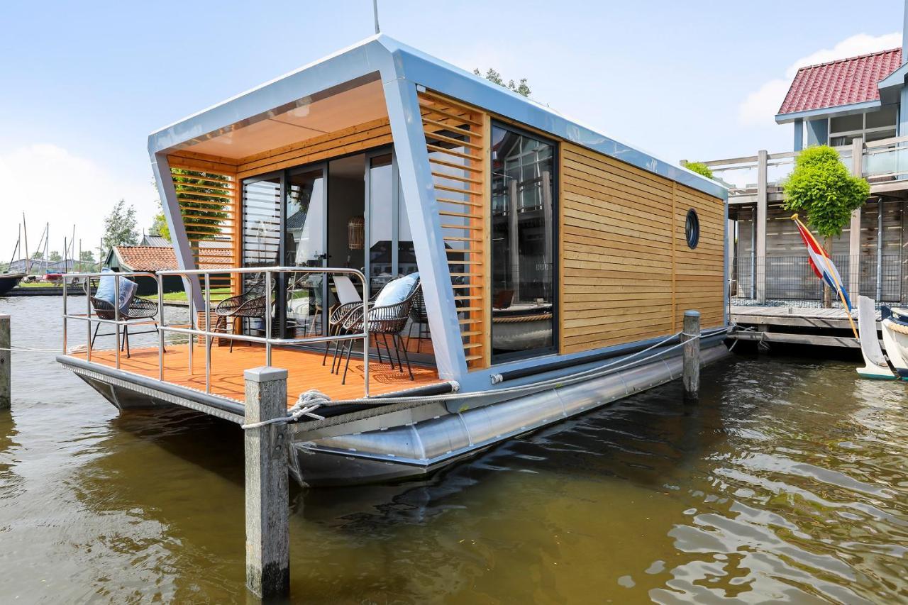 Luxe Houseboat Skoft Ξενοδοχείο Grou Εξωτερικό φωτογραφία